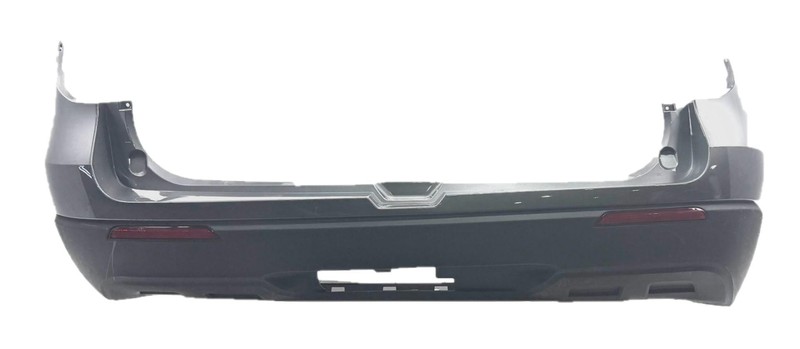 2020-2024 Ford Exlorer Rear Bumper Assembly Gray No Sensors W/ Hitch Scratches
