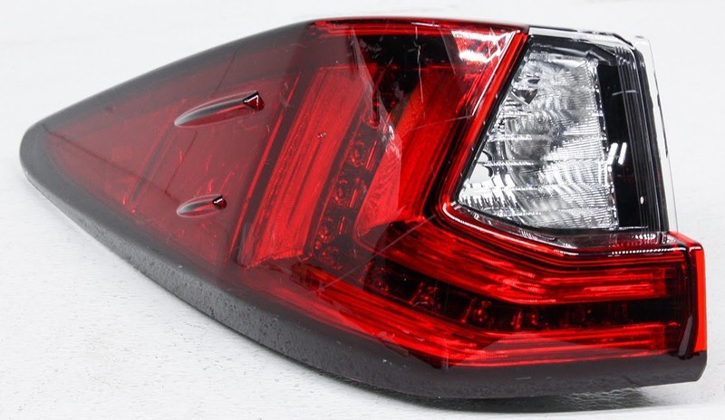 OEM Lexus RX350, RX450h Left Driver Side LED Tail Lamp 81560-0E130 Tabs Missing