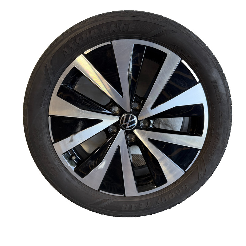 📌 22-24 VOLKSWAGEN TAOS WHEEL 5 DOUBLE SPOKE 7JX18H2 18X7 18" 18 INCH ALLOY OEM