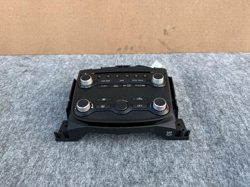 NISSAN 370Z 09-21 OEM AC CLIMATE RADIO STEREO CONTROL SWITCH PANEL ASSEMBLY
