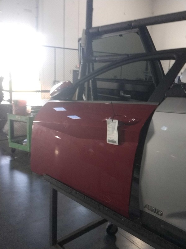 2022 Hyundai Elantra Front Left Door Red 4DR SED 736649 54000 Miles Used
