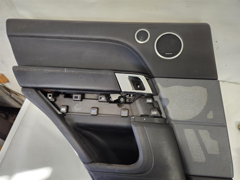 2017 Land Rover Range Rover Rear Driver Interior Door Trim Panel Black