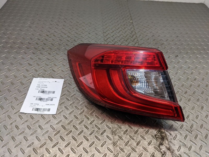 Driver Left Tail Light Turbo Quarter Mounted Fits 18-22 ACCORD 1060563
