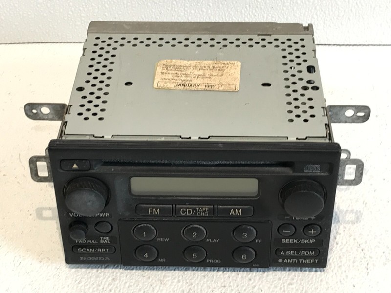 98-00 Honda Accord AM FM Radio Single Disc CD Player 39100-S84-A210