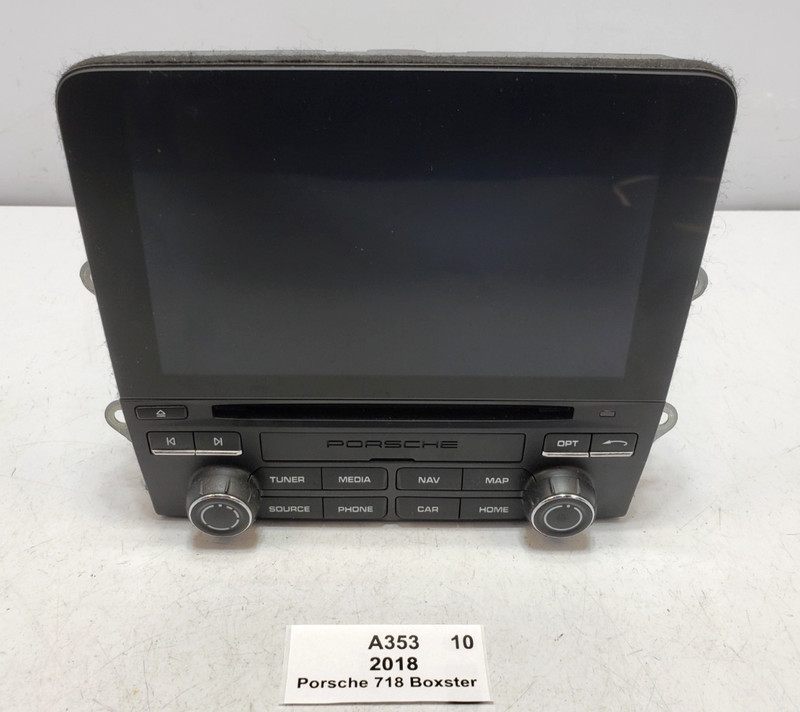 ✅ 17-18 OEM Porsche 718 Boxster 982 Head Unit Navigation Monitor Harman 36k