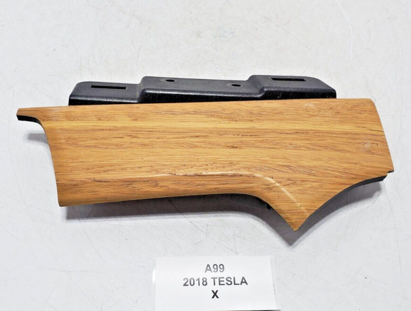 ✅ 16-20 OEM Tesla Model X Left Driver Dashboard Air Vent Outlet Dash Wood