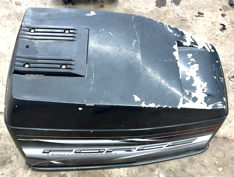 Force Outboard Graphite Gray Top Cowl Engine Support Pan 90-120 HP 819747A7
