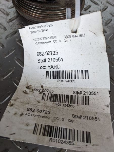 AC Compressor Fits 08-12 MALIBU 1024365