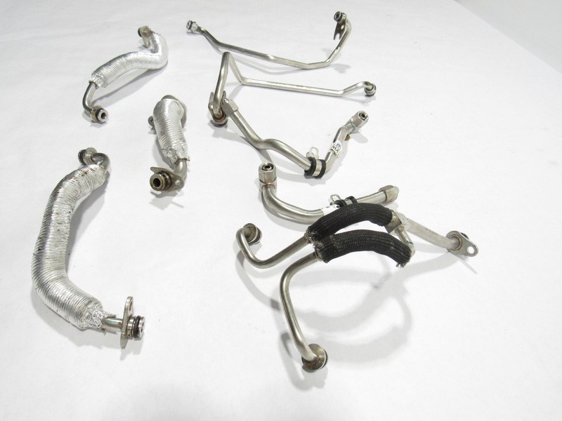 Audi RS7 C8 2022 Turbocharger Gas Fuel Hose Pipe Line Tube Set 8 PCS 19-24 ;:O