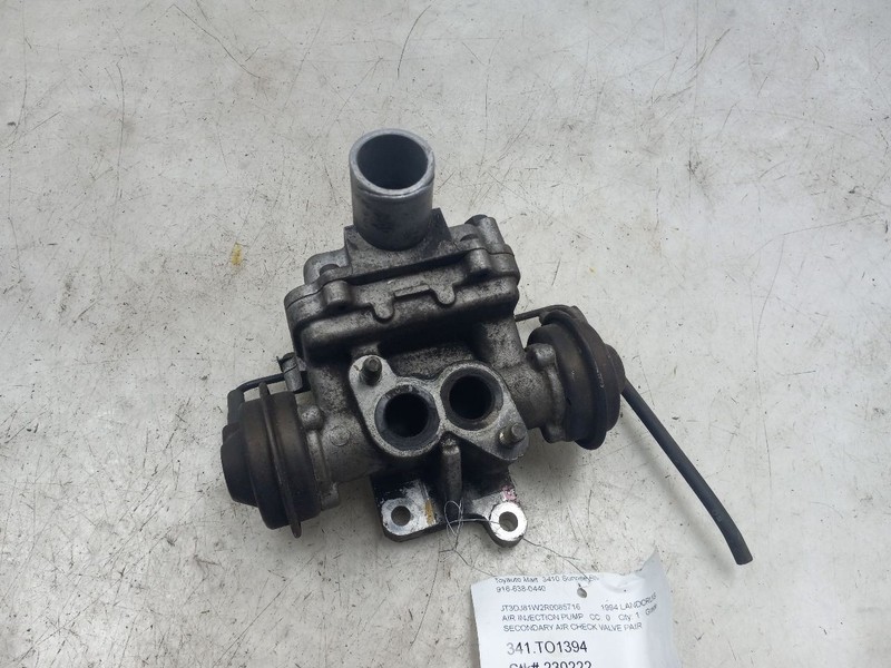 94 TOYOTA LAND CRUISER SECONDARY AIR CHECK VALVE PAIR