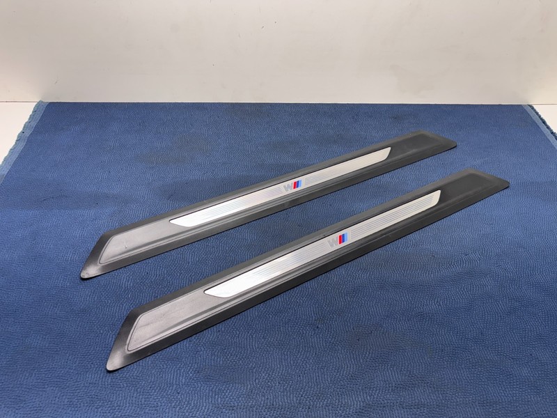 OEM BMW F32 428 435 430 Front Right Left M-Sport Door Sill Scuff Plate Trim SET