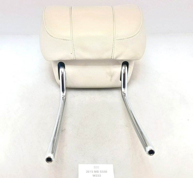 ✅ 14-17 OEM Mercedes W222 S550 S63 Front Left Right Seat Headrest LEATHER Beige