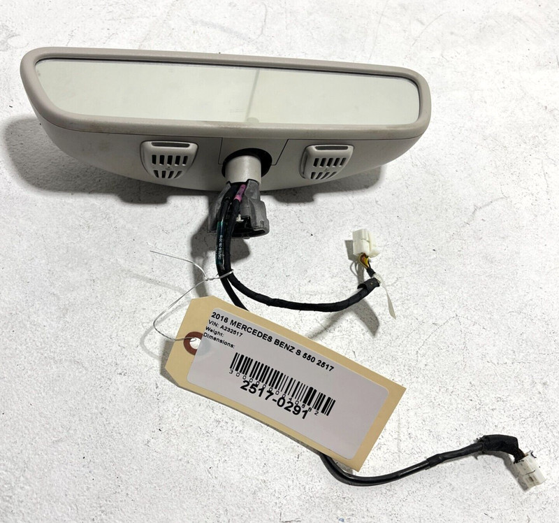 2014-2017 MERCEDES BENZ S550 FRONT WINDSHIELD INTERIOR REAR VIEW MIRROR OEM