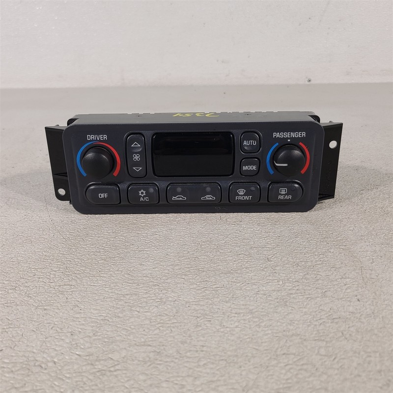 98-99 Corvette C5 Dual Zone Climate Hvac Climate Control Fan Aa7354