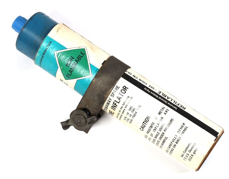 1982-1992 Camaro Firebird Stowaway Space Saver Spare Tire Inflator Bottle OEM GM