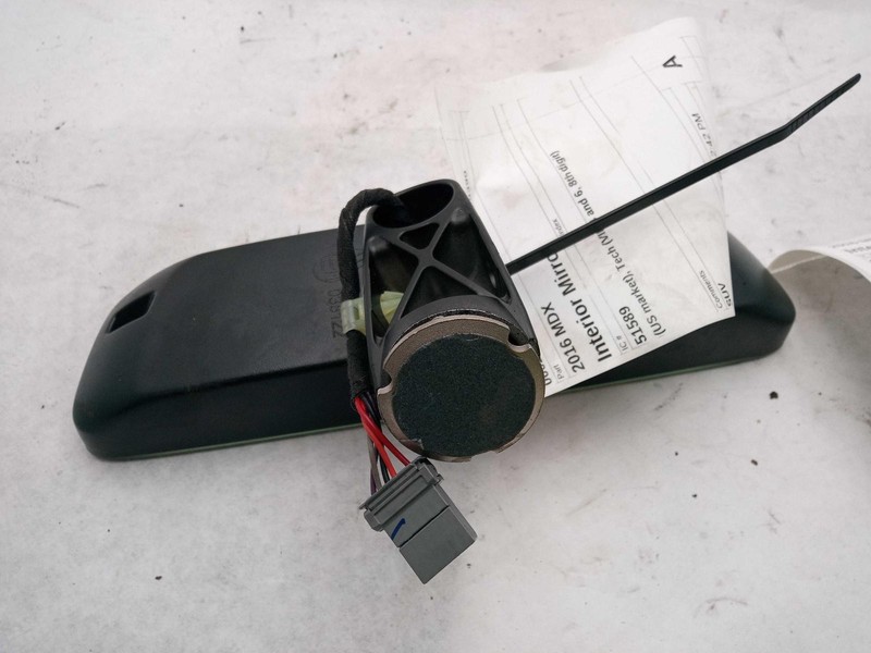 2016-2020 Acura MDX White OEM Rear View Mirror, Used, 118k Miles, Warranty