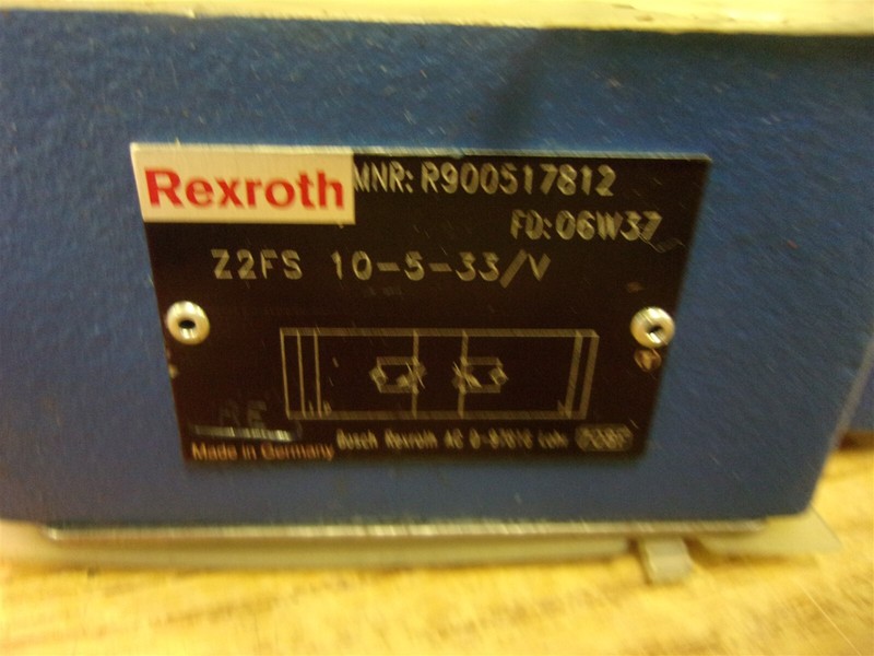 Rexroth R900511812 Z2FS 10-5-33/V *FREE SHIPPING*