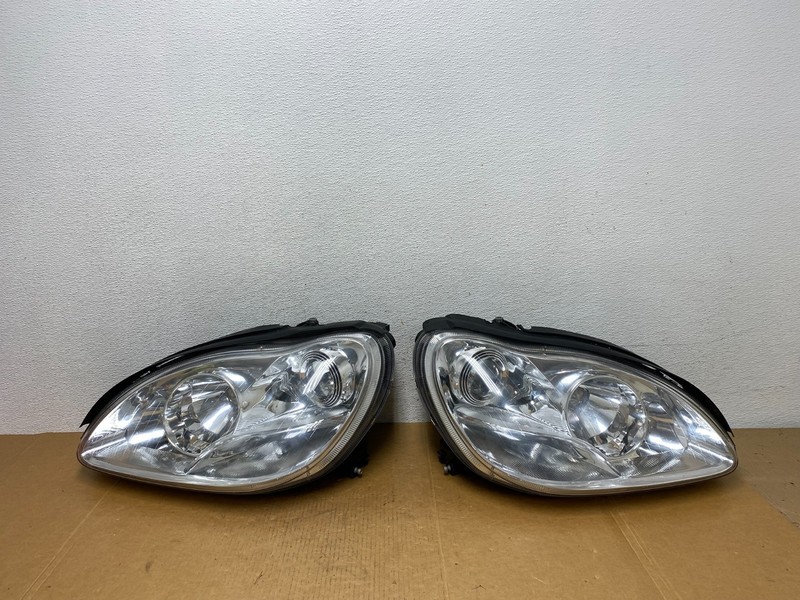 Halogen 2003-2006 Mercedes S-Class Lef+Right Side Headlights AD9160 DW