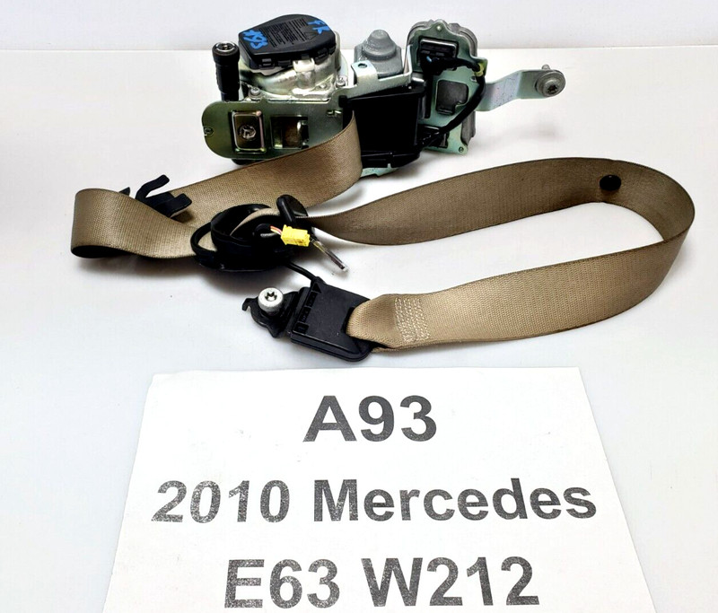 ✅10-11 OEM Mercedes W212 E63 AMG Front Right Passenger Seat Belt Retractor NOTE*