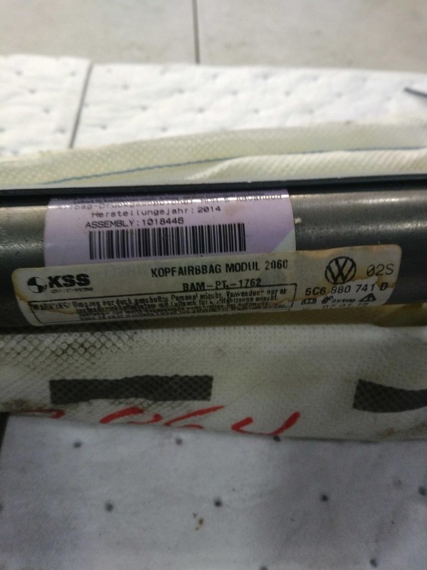 Used Steering Wheel Air Bag fits: 2015 Volkswagen Jetta Sdn front driver wheel I