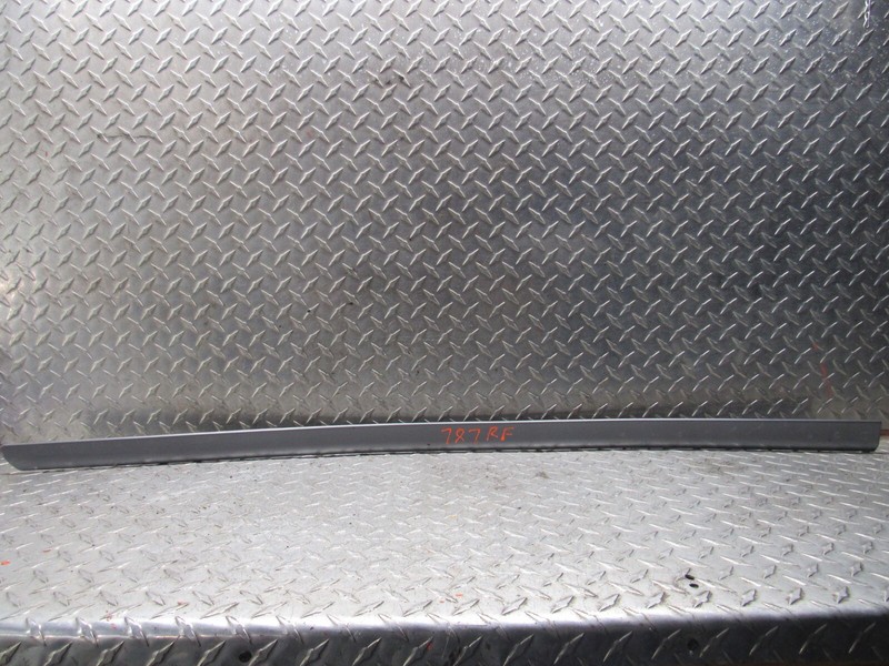 2008 NISSAN ALTIMA SEDAN RIGHT PASSENGER FRONT DOOR MOLDING TRIM GRAY