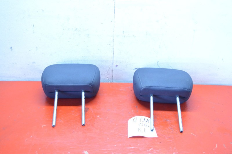 2009-2012 DODGE RAM 1500 FRONT LEFT / RIGHT SEAT HEADREST SET OEM