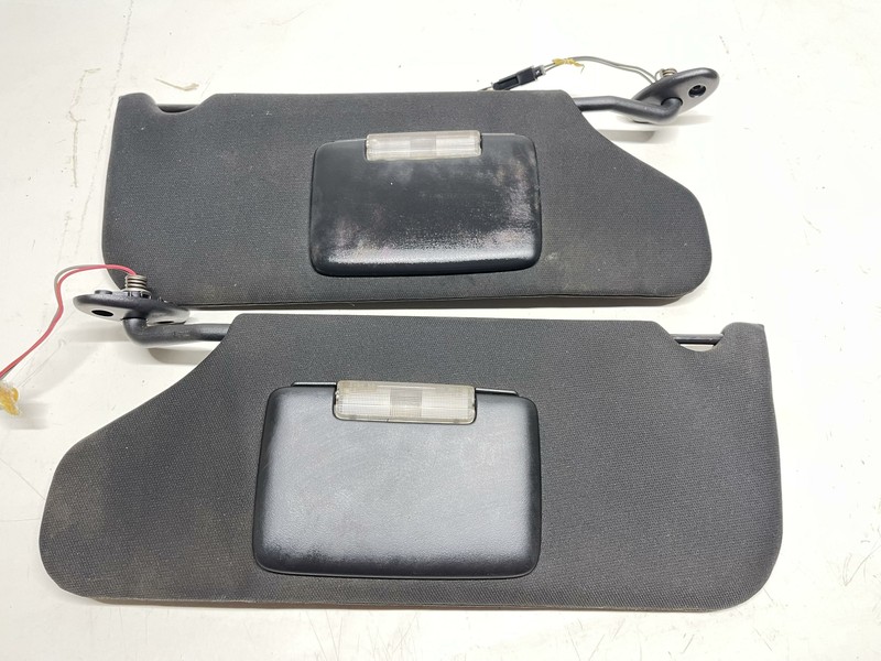 2011-2014 Chrysler 200: OEM Sun Visor Set/Sun Visor Pair : Mirrors/Lights Black
