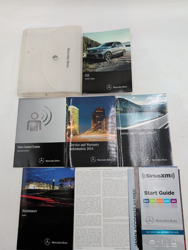 2016 Mercedes GLE 350 400 Owners Manual SETGLE350 550E 450 With Case