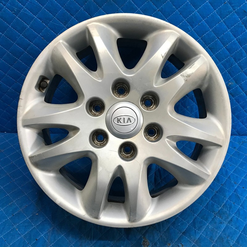 06-10 KIA SEDONA 17" FACTORY ORIGINAL 17x6.5 WHEEL RIM 52910-4D260