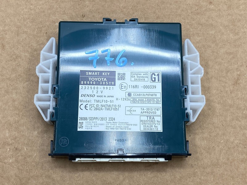 16-19 LEXUS GS200T GS350 SMART KEYLESS ENTRY IGNITION CONTROL MODULE OEM LOT776
