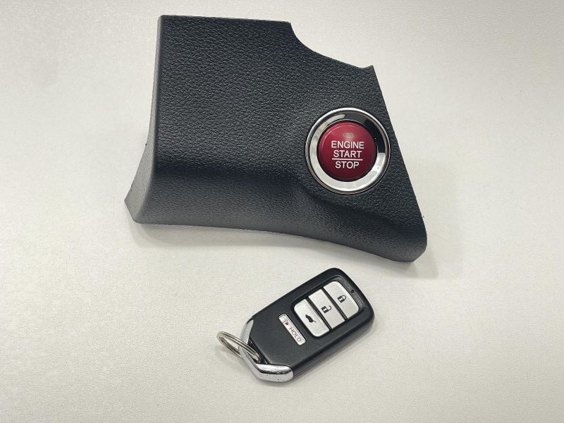 2016-2018 HONDA HR-V IGNITION PUSH BUTTON SWITCH RED W/KEY AWD 88K -EX- 55318