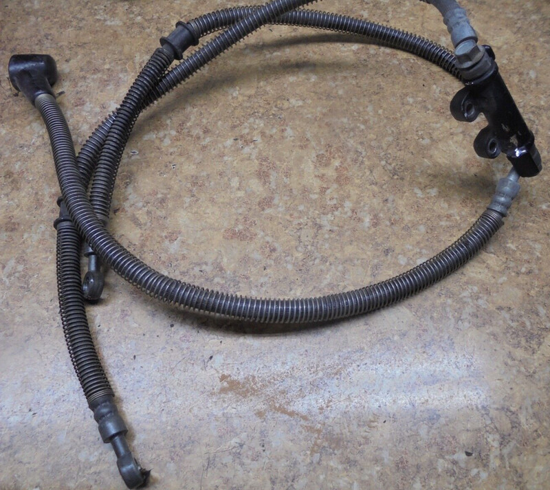 1992 Yamaha XV750 XV 750 Virago Brake Fluid Line Hose Caliper Front Right Left