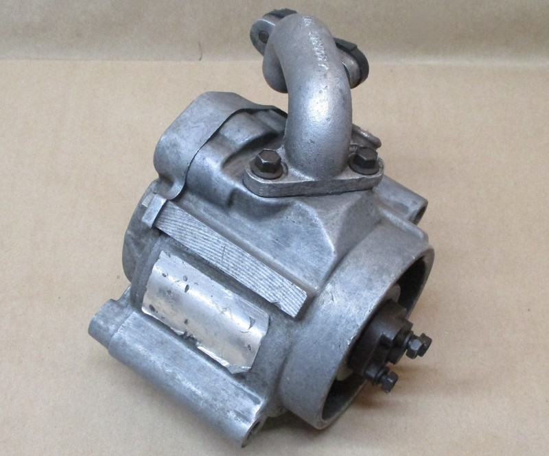USED DODGE SMOG AIR PUMP PART 7770462 WITH PIPE EXTENSION 4300367 - LOCKED UP