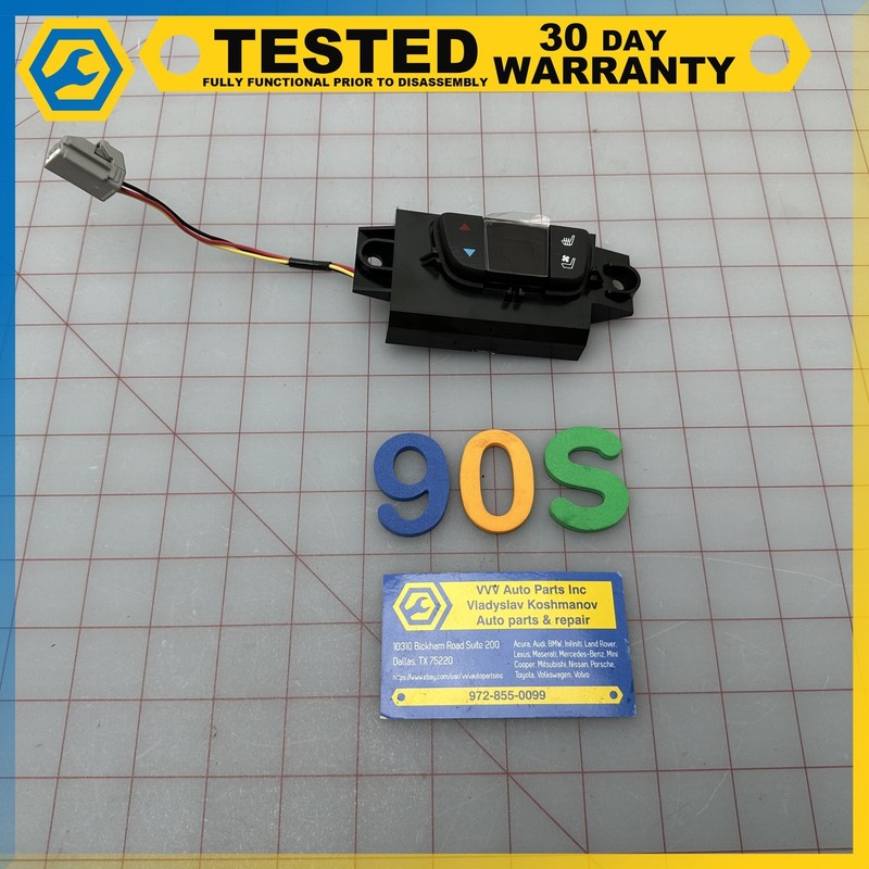 14-19 Chevy Corvette C7 DASH PASSENGER SIDE SEAT HEAT SWITCH OEM 23344086