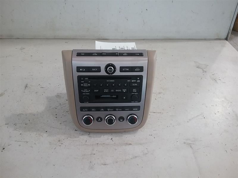 2006 2007 Nissan Murano Radio Receiver 2 Din Bose Audio System 225 Watt