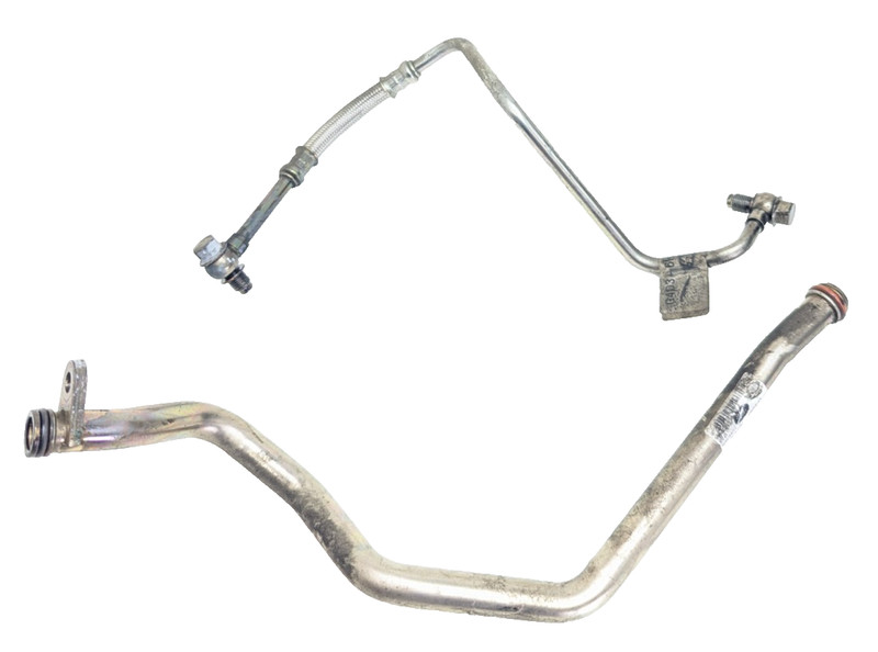 17-19 Jaguar F-Pace XE 2.0l Diesel Turbo Turbocharger Oil Lines OEM