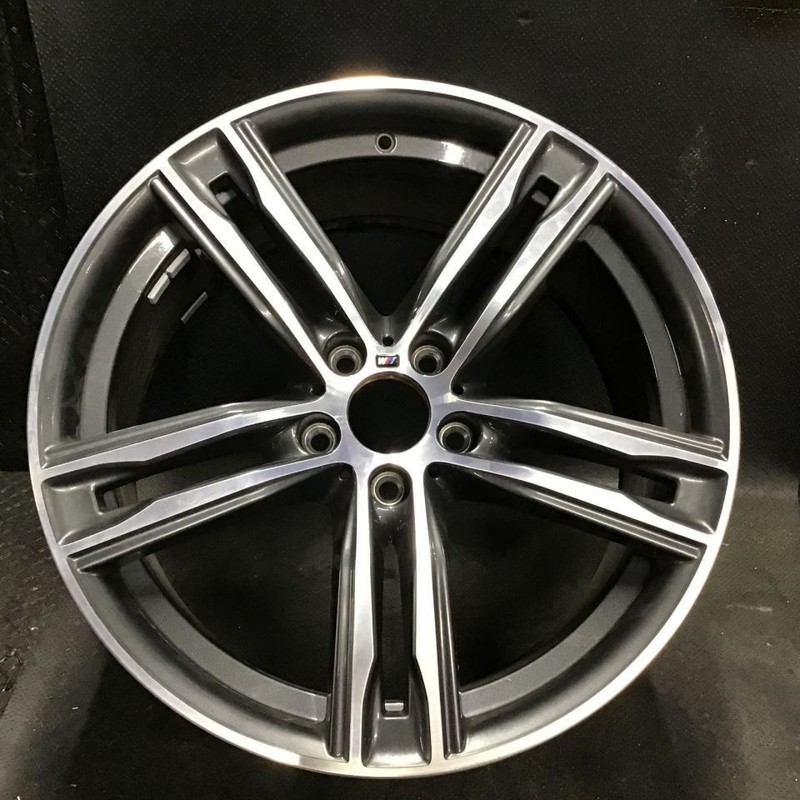 Wheel 20x8-1/2 Alloy Front 5 V Spoke Machined Fits 12-19 BMW 640i 71108