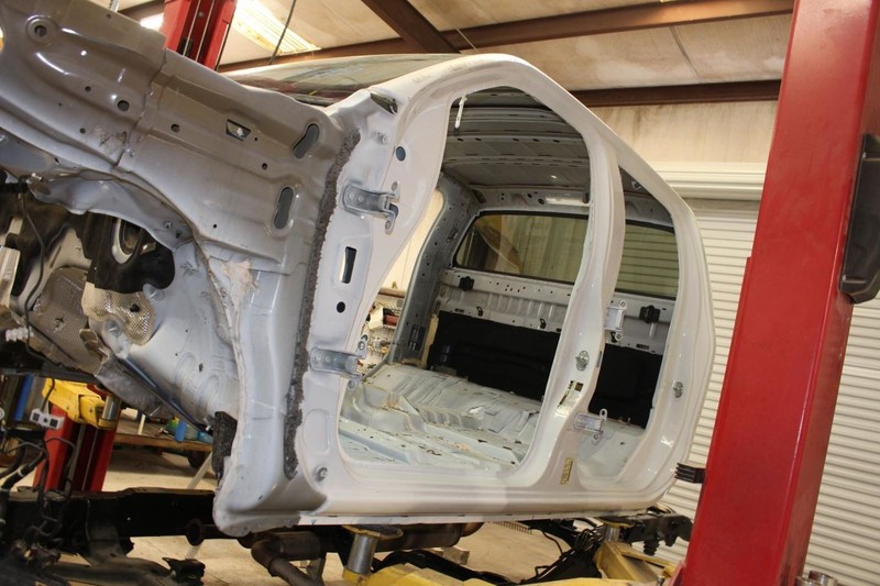 Driver Left Side Rocker and Post Cut Fits 22-24 FRONTIER Crew Cab