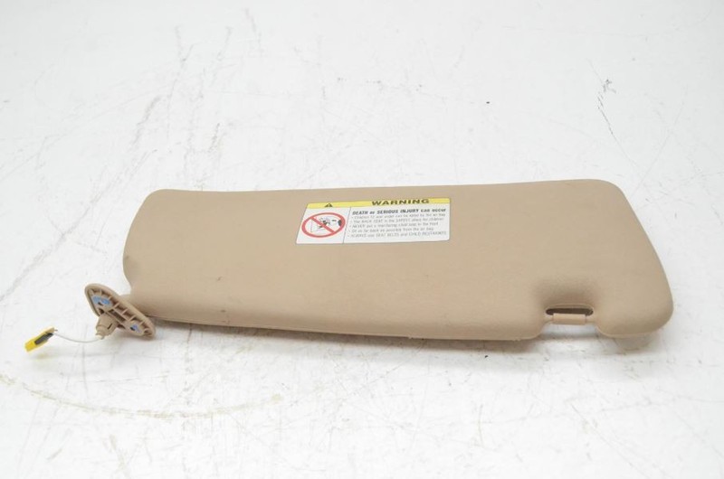 1999-2001 BMW 328i E46 SEDAN Driver Left Side Tan Sun Visor