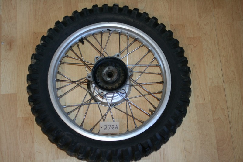 1985 Honda XR 600R Rear Wheel Rim Tire 2.15 x 17 OEM 85