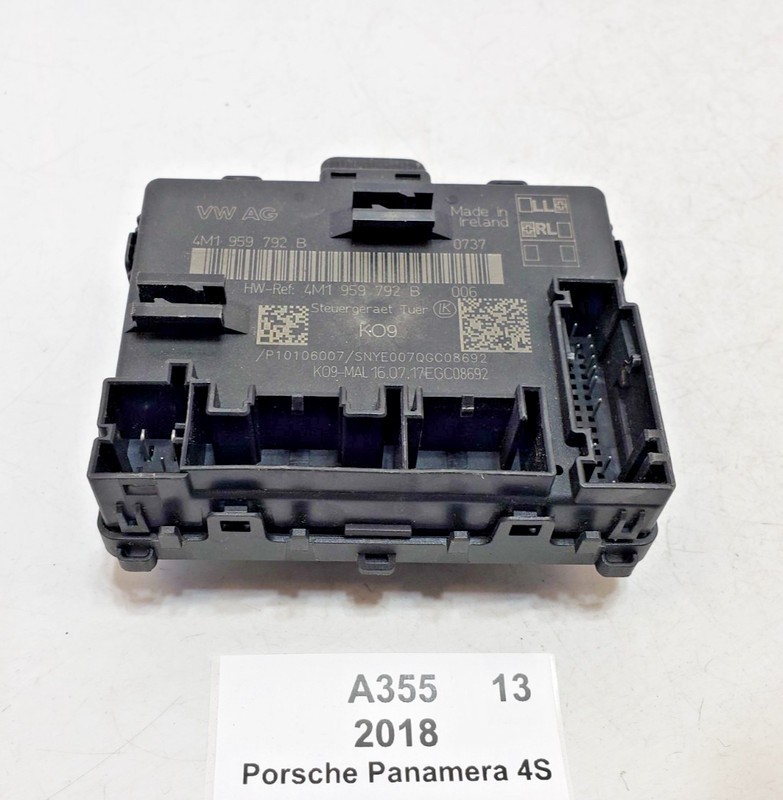 ✅ 17-23 OEM Porsche Panamera 4S 971 Front Right Passenger Door Control Module