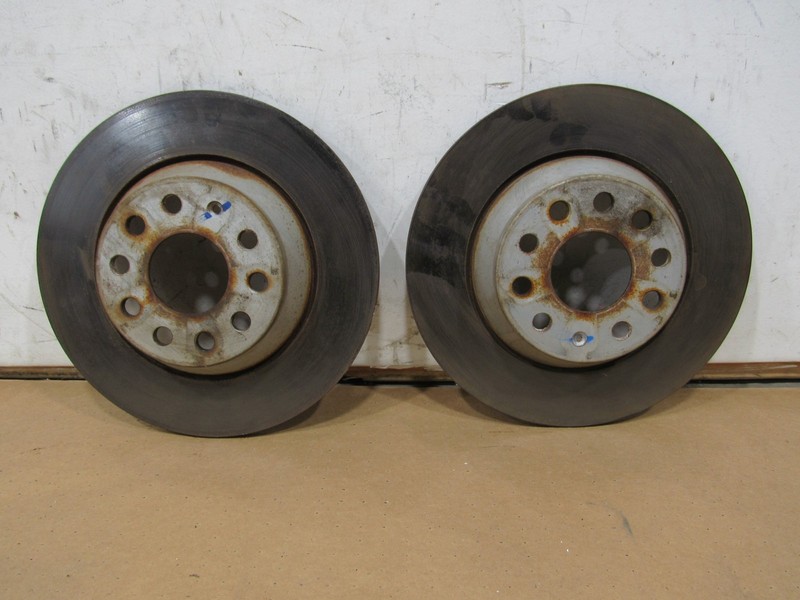 16-23 Audi TT 2019 Rear Left Right Brake Rotor Disc Set 2 PCS ;