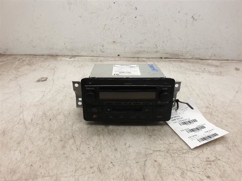05-06 TOYOTA TUNDRA AUDIO RADIO RECEIVER WITH CD CHANGER ASSEMBLY