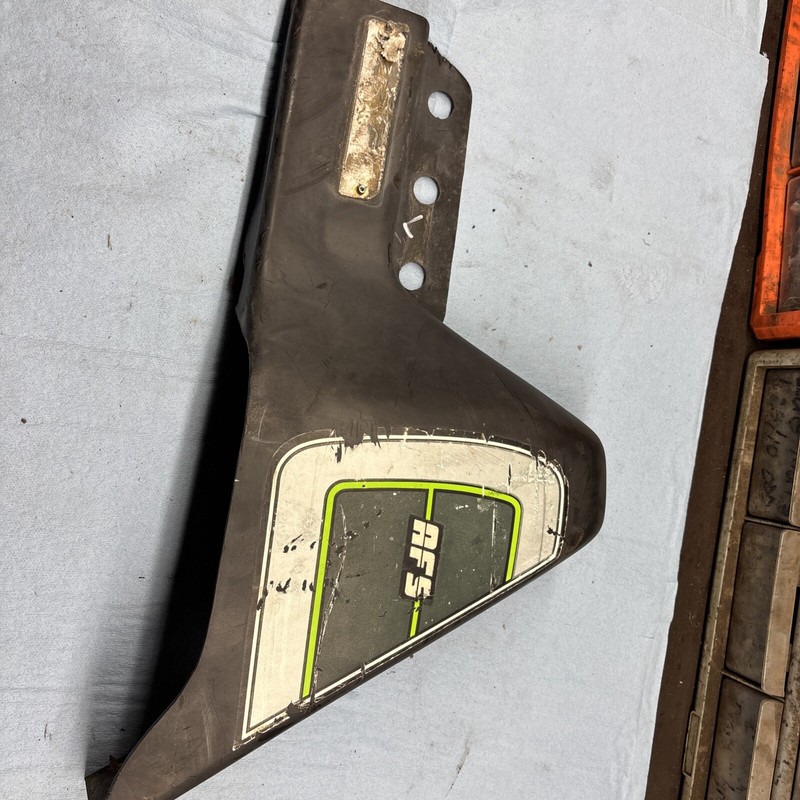 1985 Arctic Cat El Tigre 6000 Vintage Snowmobile Rear LeftShock Cover Trim