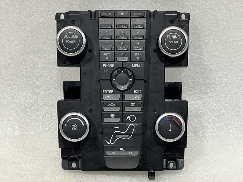 2011 2012 2013 VOLVO C30 MANUAL CONTROL PANEL PHONE TEMPERATURE CONTROL 31324235