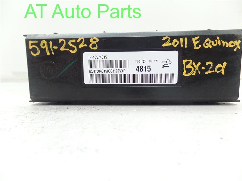 2011 EQUINOX TERRAIN MANUAL TEMPERATURE CONTROL MODULE 13578141 (OPT C67)