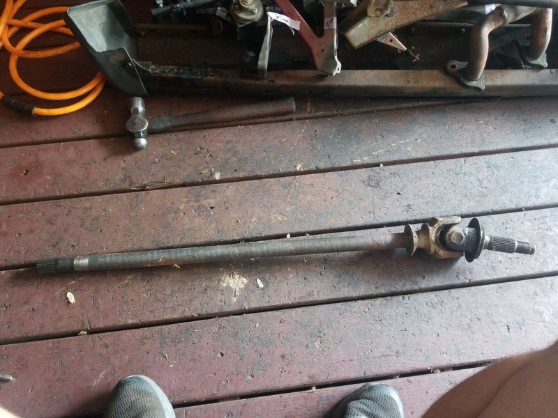 Jeep Cherokee Right Front Axle Shaft 97-06 NO ABS Passenger Side Inner/ Outer