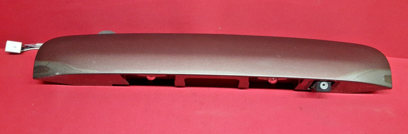 2008 - 2017 Buick Enclave Tailgate License Plate Lamp Trim W/ CAMERA Cocoa Met