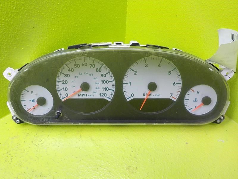 05 Dodge Caravan MPH Speedometer Cluster White Face W/ Tachometer OEM 05082550AC