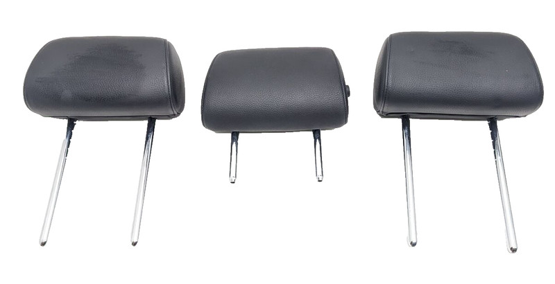 2011-2016 BMW 535XI 535i Rear Headrest Set of 3 BLACK oem